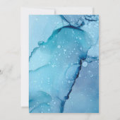 Etheral Wave Bridal Shower Invitations V07 Kaart (Achterkant)