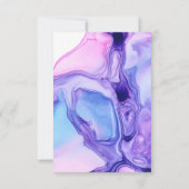 Etheral Wave Save the Date Invitation Small V03 Kaart (Achterkant)