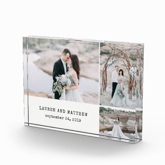 Etheral Wedding | 3 Foto-collage Fotoblokken (Rechts)