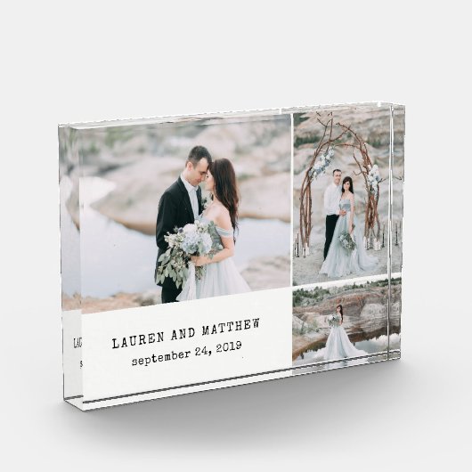 Etheral Wedding | 3 Foto-collage Fotoblokken (Links)