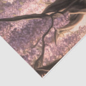 Etheral Wisteria Archway Portrait of Young Lady Tissuepapier (Detail)