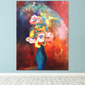 Etherale bloem door Odilon Redon Canvas Afdruk (Insitu (Houten vloer))
