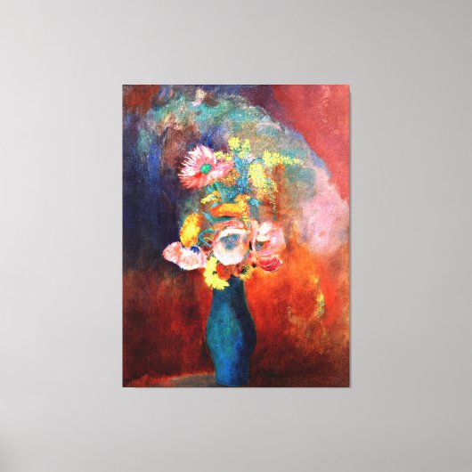 Etherale bloem door Odilon Redon Canvas Afdruk (Voorkant)