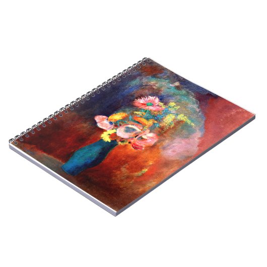 Etherale bloem, schilderij van Odilon Redon Notitieboek (Linkerzijde)