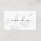 Etherale groene Natuur geïnspireerd op eenvoud Visitekaartje (Voorkant)