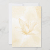 Etherale Magnolievloer, vlakke redder de datum Kaa Save The Date (Achterkant)