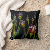 Etherale Paarse Tulpen Kussen (Deken)