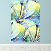 Etherale ventilatorbenzine in Waterverf Canvas Afdruk (Insitu (Houten vloer))