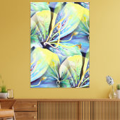 Etherale ventilatorbenzine in Waterverf Canvas Afdruk (Insitu (Woonkamer))