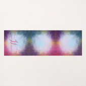 Ethereal Abstract Glow Monogram Yogamat (Achterkant (horizontaal))