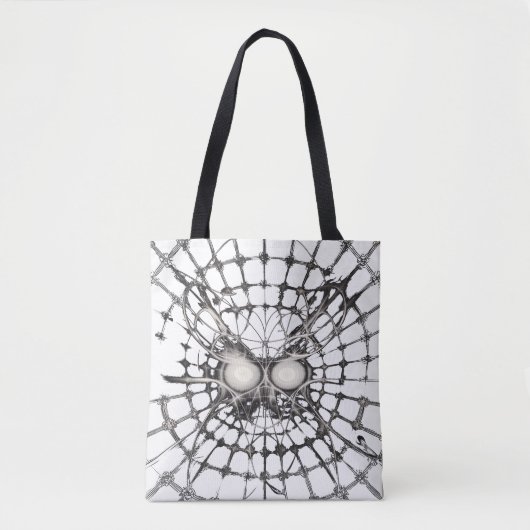 Ethereal Abstract Portrait Tote Bag (Voorkant)