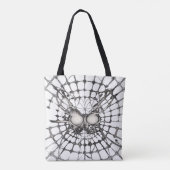 Ethereal Abstract Portrait Tote Bag (Achterkant)