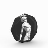 Ethereal Android - Octagonal Acrylic Art Block Fotoblokken (Links)