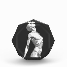 Ethereal Android - Octagonal Acrylic Art Block Fotoblokken