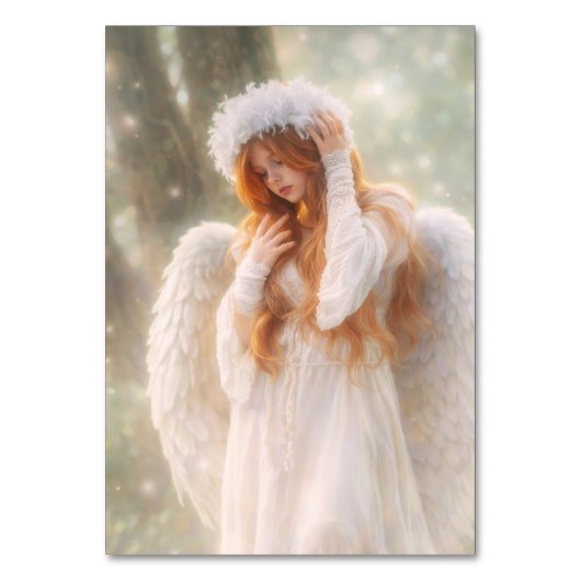 Ethereal Angel in the Forest Kaart (Voorkant)
