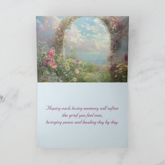 ETHEREAL ARCH SYMPATHY CARD BEDANKKAART (Binnen)