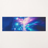 Ethereal Aurora Ice Ritual Fantasy Design | Mystic Yogamat (Voorkant (horizontaal))