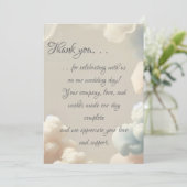 Ethereal Bliss Dankkaart (creatieve randen) Bedankkaart (Staand voorkant)