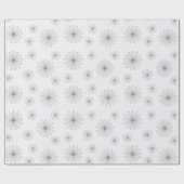 Ethereal Bloem Patroon Inpakpapier (Vlak)