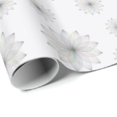 Ethereal Bloem Patroon Inpakpapier (Rol Hoek)