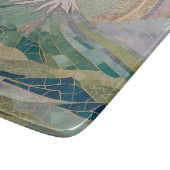 Ethereal Bloom: Pastel Mosaic Volcano in Spring Snijplank (Hoek)