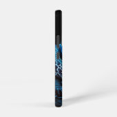 Ethereal Blue Serpent | Mystic Fantasy Snake Samsu Samsung Galaxy Hoesje (Rechterkant)