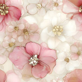 Ethereal Blush & Gouden Elegante Deken met Naam