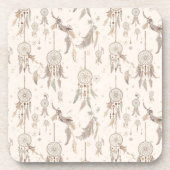 Ethereal Boho Dream Catcher Celestial Ceramic Tile Bier Onderzetter (Voorkant)