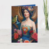 Ethereal Bridesmaid Proposal Thank You Fantasy AI Kaart (Voorkant)