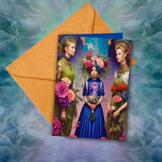 Ethereal Bridesmaid Proposal Thank You Fantasy AI Kaart