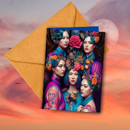 Ethereal Bridesmaid Proposal Thank You Fantasy AI Kaart