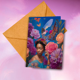 Ethereal Bridesmaid Proposal Thank You Fantasy AI Kaart