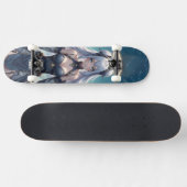 Ethereal Celestial Angel Anime Girl Persoonlijk Skateboard (Horizontaal)