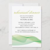 ETHEREAL CHIC | REHEARSAL DINER INVITATION KAART (Voorkant)