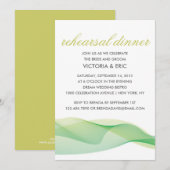 ETHEREAL CHIC | REHEARSAL DINER INVITATION KAART (Voorkant / Achterkant)