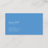 Ethereal Chinoiserie Blue Landscape White Floral Visitekaartje (Achterkant)