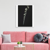 Ethereal Dance of Incense Smoke Canvas Afdruk (Insitu (Woonkamer))