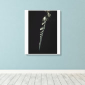 Ethereal Dance of Incense Smoke Canvas Afdruk (Insitu (Houten vloer))