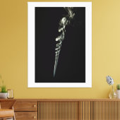 Ethereal Dance of Incense Smoke Canvas Afdruk (Insitu (Woonkamer))