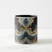 Ethereal Dance Of Light, Enchanting Art, Gift for Tweekleurige Koffiemok (Center)