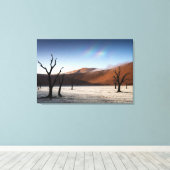 Ethereal Deadvlei Namibië - Hyper-Realistisch Woes Canvas Afdruk (Insitu (Houten vloer))