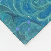 Ethereal Dove Bloom Fleece Deken (Hoek)