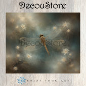 Ethereal Dragonfly – Dreamlike Fantasy Decoupage Tissuepapier