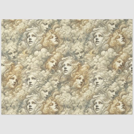 Ethereal Drift – Gothic Victorian Tissuepapier (Voorkant)