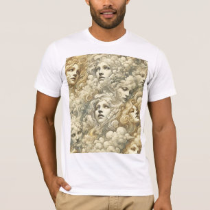 Ethereal Drift – Gotische Draagbare Kunst T-shirt