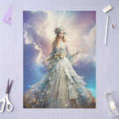 Ethereal Enchanted Heavenly Princess Decoupage Tissuepapier (Craft)