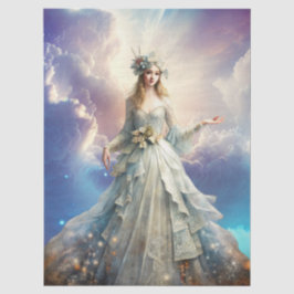 Ethereal Enchanted Heavenly Princess Decoupage Tissuepapier