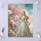 Ethereal Enchanted Heavenly Princess Decoupage Tissuepapier (Craft)