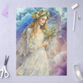 Ethereal Enchanted Heavenly Princess Decoupage Tissuepapier (Craft)