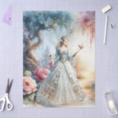 Ethereal Enchanted Heavenly Princess Decoupage Tissuepapier (Craft)